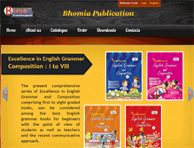 Tablet Screenshot of bhomiapublication.com